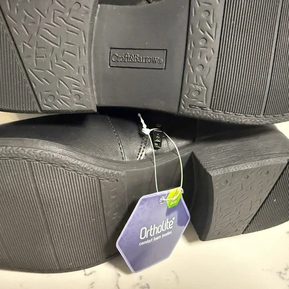 NWT #8 Croft & Barrow Pose Women's Ortholite ECO Black Riding Boots Size 10 - Picture 7 of 10